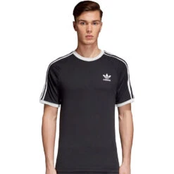 Adidas Originals 3-Stripes Tee Sportshirt Black Herren