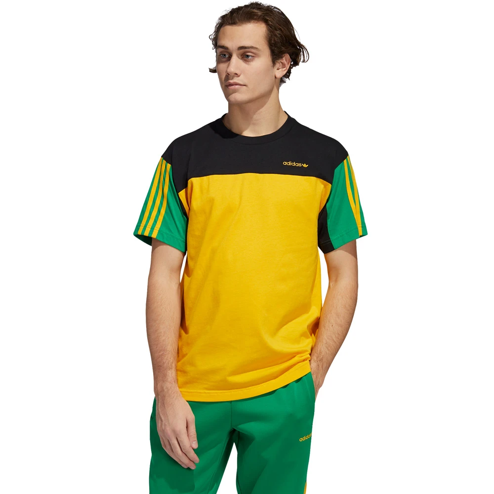 Adidas Originals Classics T-Shirt Active Gold/Black Herren 1 Adidas Originals Classics T-Shirt Active Gold/Black Herren