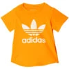 Adidas Originals Trefoil Tee Shirt Semi Solar Gold Kinder