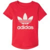 Adidas Originals Trefoil Tee Shirt Ray Red Kinder