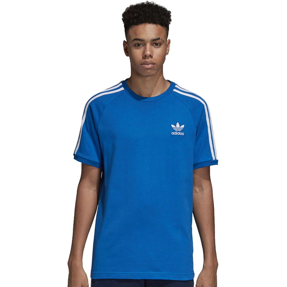 Adidas Originals 3-Stripes Tee Shirt Bluebird Herren 1 Adidas Originals 3-Stripes Tee Shirt Bluebird Herren