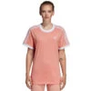 Adidas Originals 3-Stripes Tee Kurzarmshirt Dust Pink Damen