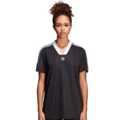 Adidas Originals Football Jersey Trikot Black Damen