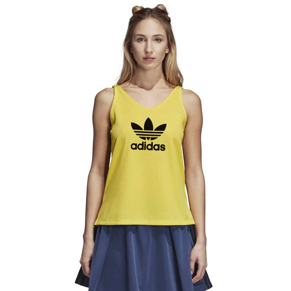 Adidas Originals Fashion League Tank Top Prime Yellow Damen 1 Adidas Originals Fashion League Tank Top Prime Yellow Damen