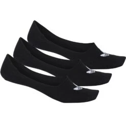 Adidas Originals No Show Sneakersocken Black/Black Damen, Herren