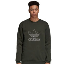 Adidas Originals Outline Pullover Night Cargo Herren