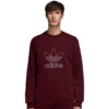 Adidas Originals Outline Sweatshirt Maroon Herren