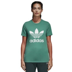 Adidas Originals Trefoil Tee Shirt Future Hydro Damen
