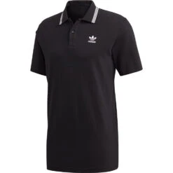Adidas Originals Pique Poloshirt Black Herren -Bekleidungsgeschäft adidas pique polo fm9952 03 grossgD8NTDsn92br6
