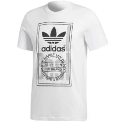 Adidas Originals Tongue Label Tee Shirt White Herren -Bekleidungsgeschäft adidas tongue label cd6830 02 grossZALDsGL0gyuf6