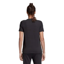 Adidas Originals Trefoil Tee Shirt Black/White Damen -Bekleidungsgeschäft adidas trefoil tee cv9888 02 grossC4HY6Oz3l5uk0