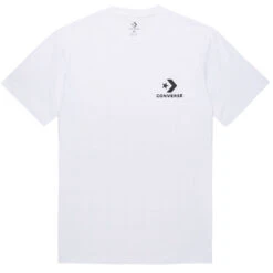 Converse Left Chest Star Chevron Baumwollshirt White Herren