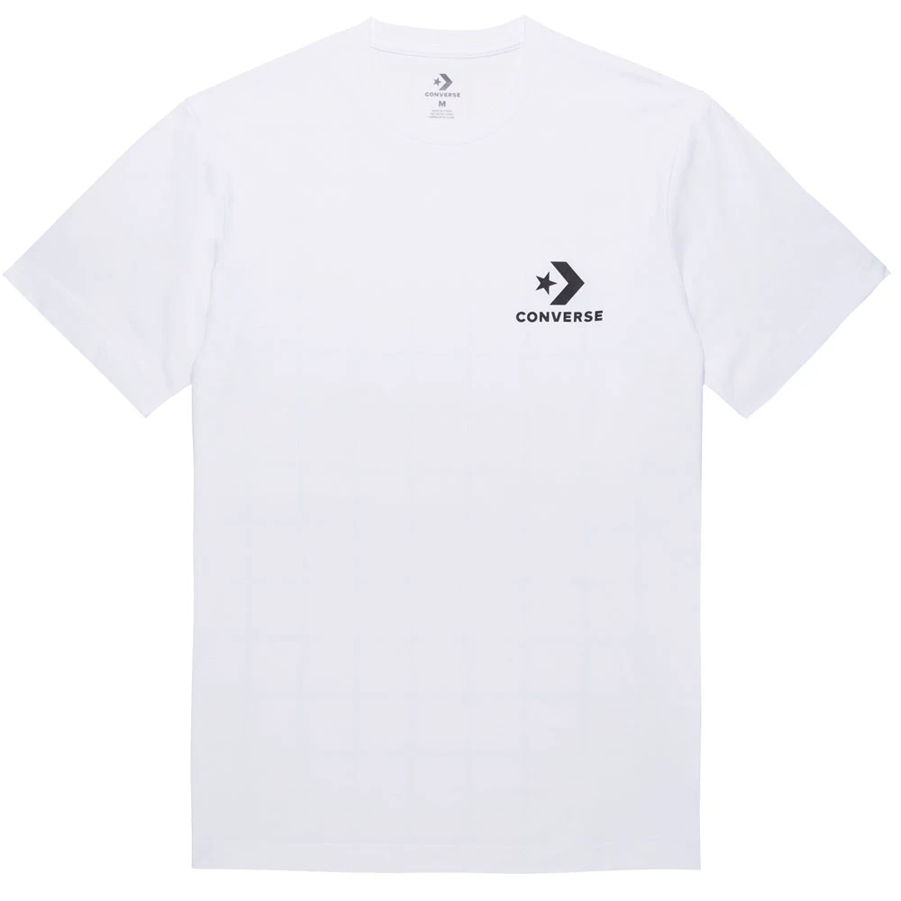 Converse Left Chest Star Chevron Baumwollshirt White Herren 1 Converse Left Chest Star Chevron Baumwollshirt White Herren