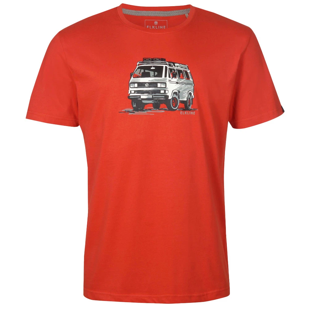 Elkline Gassenhauer T-Shirt Mandarin Herren 3 Elkline Gassenhauer T-Shirt Mandarin Herren - Image 3