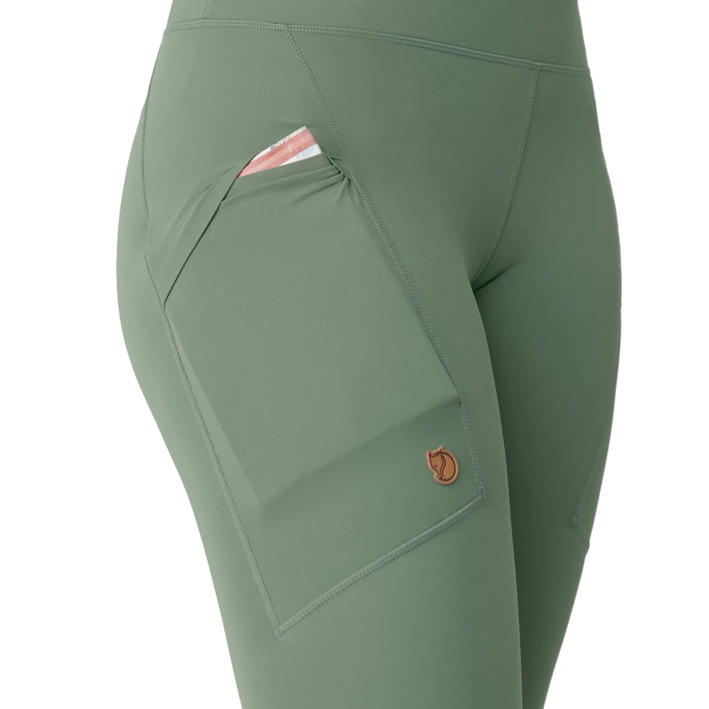 FJÄLLRÄVEN Fjällräven Abisko Tights Outdoorleggings Patina Green Damen 6 FJÄLLRÄVEN Fjällräven Abisko Tights Outdoorleggings Patina Green Damen - Image 6