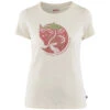 FJÄLLRÄVEN Fjällräven Arctic Fox Print T-Shirt Chalk White Damen