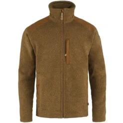 FJÄLLRÄVEN Fjällräven Buck Fleece Strick-Fleecejacke Chestnut Herren