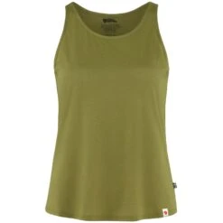 FJÄLLRÄVEN Fjällräven High Coast Lite Tank Top Top Moss Green Damen