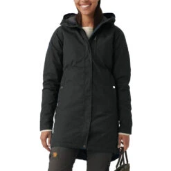 FJÄLLRÄVEN Fjällräven Kiruna Padded Parka Winterparka Black Damen -Bekleidungsgeschäft fjaellraeven kiruna jacket f89644 550 02 gross
