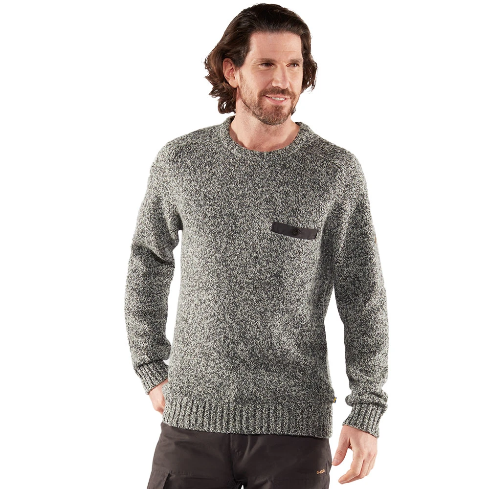 FJÄLLRÄVEN Fjällräven Lada Round-Neck Sweater Grey Herren 3 FJÄLLRÄVEN Fjällräven Lada Round-Neck Sweater Grey Herren – Bild 3