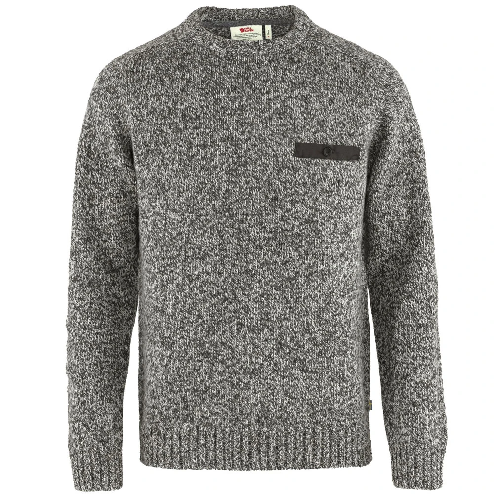 FJÄLLRÄVEN Fjällräven Lada Round-Neck Sweater Grey Herren 1 FJÄLLRÄVEN Fjällräven Lada Round-Neck Sweater Grey Herren