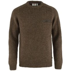 FJÄLLRÄVEN Fjällräven Lada Round-Neck Pullover Bogwood Brown Herren