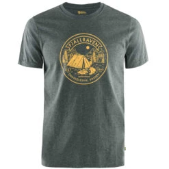 FJÄLLRÄVEN Fjällräven Lägerplats T-Shirt Stone Grey Herren
