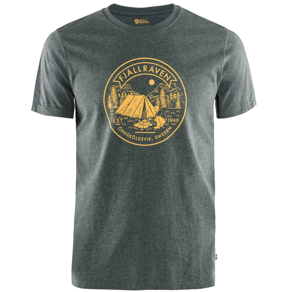 FJÄLLRÄVEN Fjällräven Lägerplats T-Shirt Stone Grey Herren 1 FJÄLLRÄVEN Fjällräven Lägerplats T-Shirt Stone Grey Herren