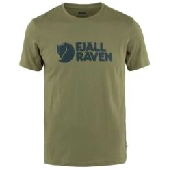 FJÄLLRÄVEN Fjällräven Logo T-Shirt Caper Green Herren