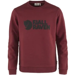 FJÄLLRÄVEN Fjällräven Logo Sweater Sweater Red Oak Herren
