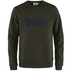 FJÄLLRÄVEN Fjällräven Logo Sweater Pullover Deep Forest Herren
