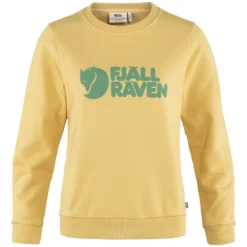 FJÄLLRÄVEN Fjällräven Logo Sweater Sweatshirt Mais Yellow Damen