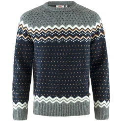 FJÄLLRÄVEN Fjällräven Övik Knit Wollpullover Dark Navy Herren