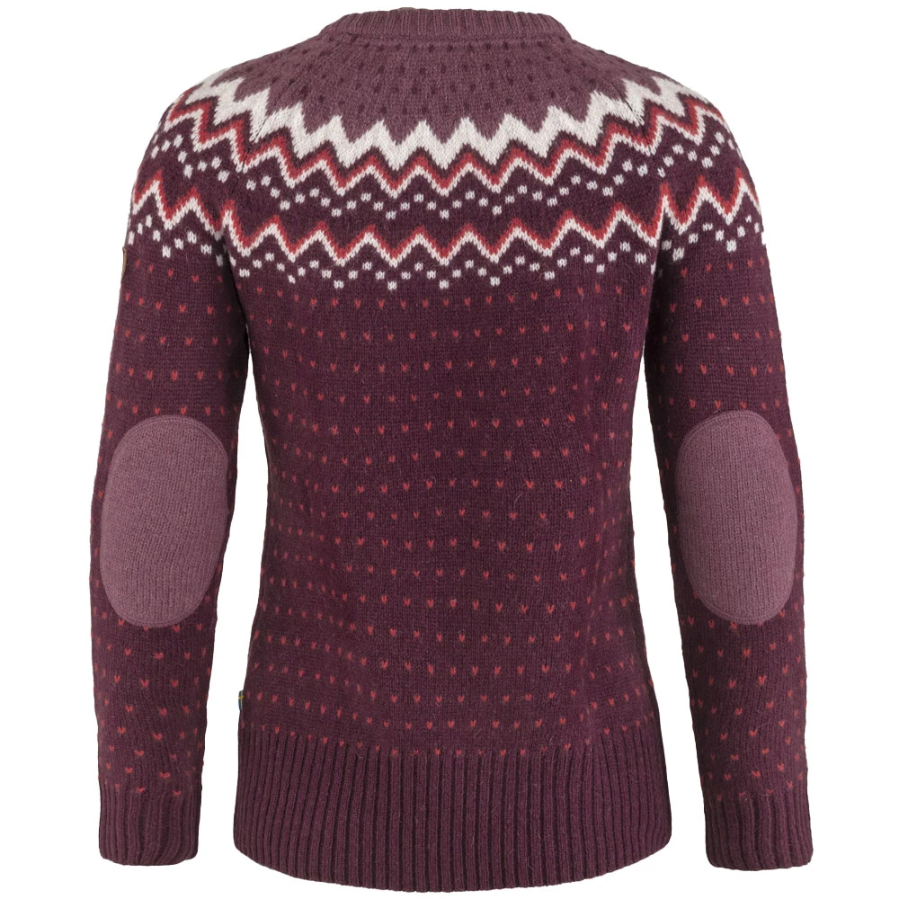 FJÄLLRÄVEN Fjällräven Övik Knit Strickpullover Dark Garnet Damen 2 FJÄLLRÄVEN Fjällräven Övik Knit Strickpullover Dark Garnet Damen – Bild 2