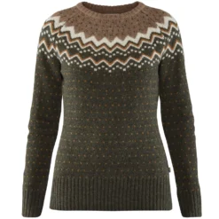 FJÄLLRÄVEN Fjällräven Övik Knit Pullover Deep Forest Damen