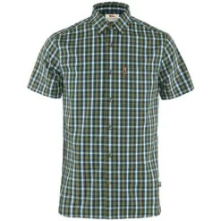 FJÄLLRÄVEN Fjällräven Övik Outdoorshirt Green/Alpine Blue Herren