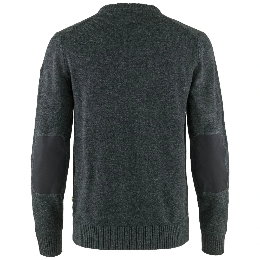 FJÄLLRÄVEN Fjällräven Övik V-Neck Strickpullover Dark Grey Herren 2 FJÄLLRÄVEN Fjällräven Övik V-Neck Strickpullover Dark Grey Herren – Bild 2