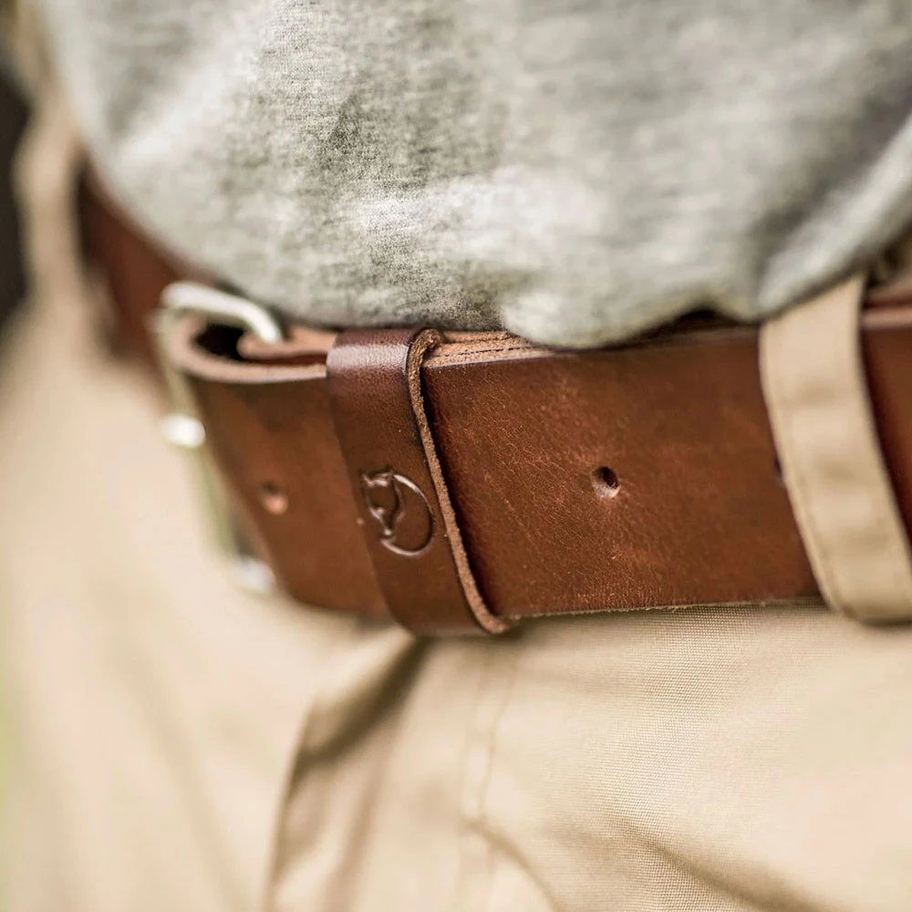 FJÄLLRÄVEN Fjällräven Singi Belt 4 Cm Ledergürtel Leather Cognac Damen, Herren 4 FJÄLLRÄVEN Fjällräven Singi Belt 4 Cm Ledergürtel Leather Cognac Damen, Herren - Image 4