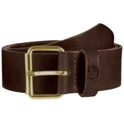 FJÄLLRÄVEN Fjällräven Singi Belt 4 Cm Ledergürtel Leather Brown Damen, Herren