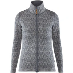 FJÄLLRÄVEN Fjällräven Snow Cardigan Strickcardigan Grey Damen