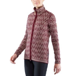 FJÄLLRÄVEN Fjällräven Snow Cardigan Strickcardigan Mesa Purple Damen -Bekleidungsgeschäft fjaellraeven snow cardigan f89912 410 02 gross