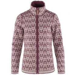 FJÄLLRÄVEN Fjällräven Snow Cardigan Strickcardigan Mesa Purple Damen