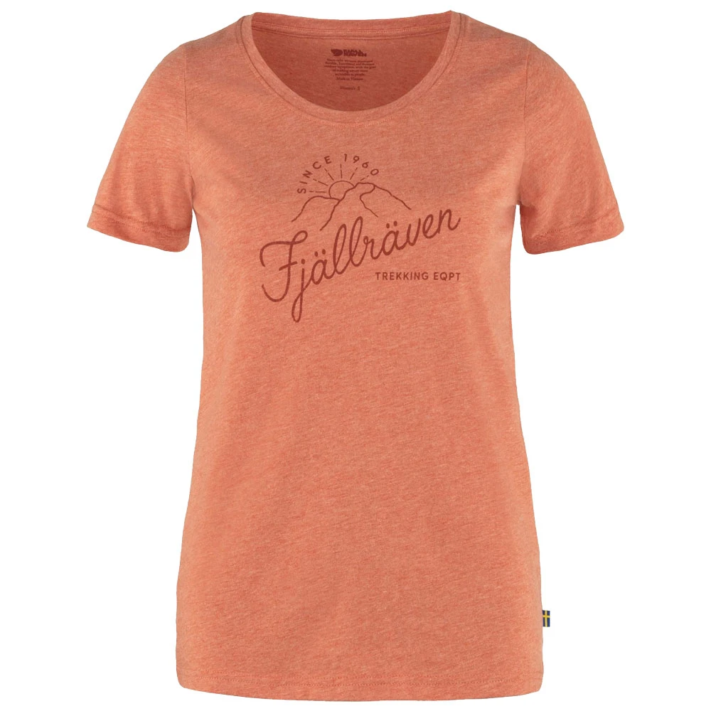 FJÄLLRÄVEN Fjällräven Sunrise T-Shirt Rowan Red/Melange Damen 1 FJÄLLRÄVEN Fjällräven Sunrise T-Shirt Rowan Red/Melange Damen