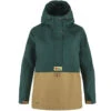 FJÄLLRÄVEN Fjällräven Vardag Anorak Jacke Arctic Green/Buckwheat Brown Damen