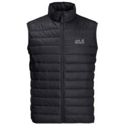 Jack Wolfskin JWP Steppweste Black Herren -Bekleidungsgeschäft jack wolfskin jwp vest 1204653 6001 black 03 grossRvgaoeSa0XLLK