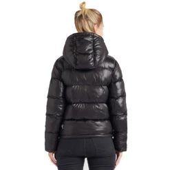 Khujo Camille Fake Down Winterjacke Shiny Black Damen -Bekleidungsgeschäft khujo camille fake down 15613k203 244 black 02 grossISv4AoXWI78Li