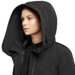 Khujo Charlyn 3 Wintermantel Black Damen -Bekleidungsgeschäft khujo charilyn 3 1002co223 200 black 04 gross