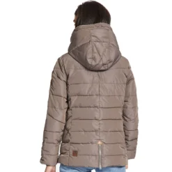 Khujo Elenora Winterjacke Taupe Damen -Bekleidungsgeschäft khujo elenora jacket 1225jk183 275 taupe 04 grossMj2DPy1nerQLx