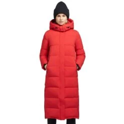 Khujo Emoria Matt Wintermantel Scarlet Red Damen