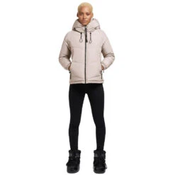 Khujo Esila 3 Winterjacke Fawn Pink Damen -Bekleidungsgeschäft khujo esila 3 1149jk223 624 03 gross